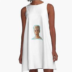 Mint T.O.P Bigbang Choi Seung Hyun A-line Dress