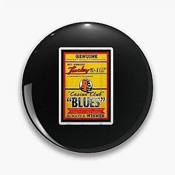Official Billy F Gibbons of ZZ Top Lucky Pin