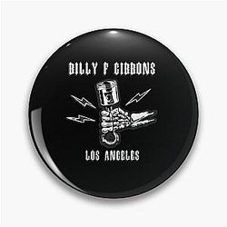 Billy F. Gibbons of ZZ Top Mechanic Pin