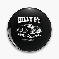 Billy F Gibbons of ZZ Top Auto Races Pin