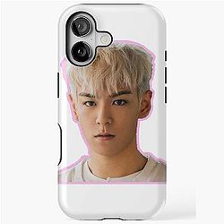 Pink T.O.P - Big Bang - Choi Seung Hyun iPhone Tough Case