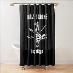 Billy F Gibbons of ZZ TOP Mechanic Shower Curtain