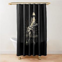 Official Billy F. Gibbons of ZZ Top Live III Shower Curtain