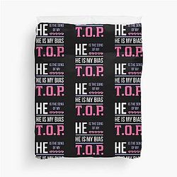 HE IS MY BIASED BLACK T.O.P. Duvet Cover