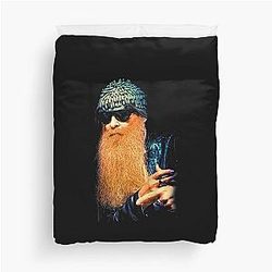 Official Billy F Gibbons from ZZ Top Portrait Duvet Cover