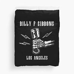 Official Billy F Gibbons of Z Z Top Mechanic Duvet Cover