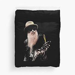 Billy F Gibbons of ZZ TOP Live Duvet Cover