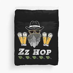 Funny ZZ Top Craft Beer Lover Gift Design Tank Duvet Cover