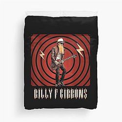 Billy Gibbons from ZZ Top Live Duvet Cover