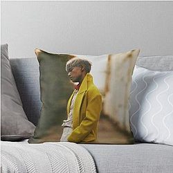 T.O.P Yellow Throw Pillow