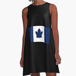 Toronto Maple Leafs Canada Classic A-Line Dress