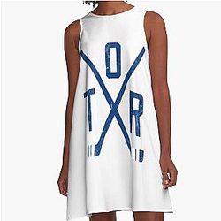 Toronto Maple Leafs  Hockey Dress with A-Line design