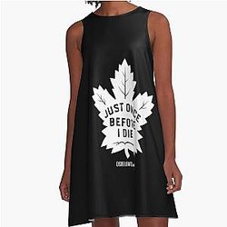Art Toronto Maple Leafs A-Line Dress