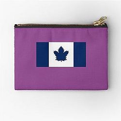 Toronto Maple Leafs Zipper Pouch with Canada Flag