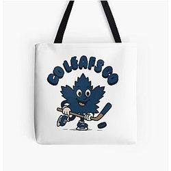 Cute Toronto Maple Leafs Shirt or Kawaii NHL Fan Design Aesthetic Hockey Tee or Waterproof Sticker, Game Day Gift Tote Bag