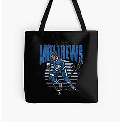 Art Toronto Maple Leafs All Over Print Tote Bag