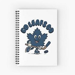 Cute Toronto Maple Leafs Shirt or Sticker - Kawaii NHL Fan Design - Aesthetic Hockey Tee or Waterproof Vinyl Decal, Game Day Gift Notebook