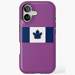 Toronto Maple Leafs Canada Flag iPhone Tough Case
