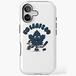 Cute Toronto Maple Leafs Shirt or Sticker - Kawaii NHL Fan Design Aesthetic Hockey Tee or Waterproof Vinyl Decal Game Day Gift iPhone Tough Case