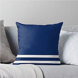 Toronto Maple Leafs Retro Stripes Throw Pillow