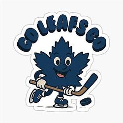 Cute Toronto Maple Leafs Shirt or Sticker Kawaii NHL Fan Design Aesthetic Hockey Tee or Waterproof Vinyl Decal Game Day Gift Sticker