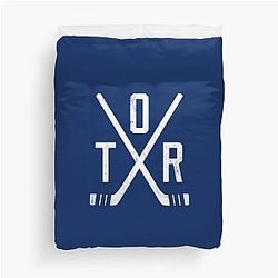 Toronto Maple Leafs Blue Duvet Cover