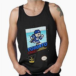 Toronto Maple Leafs Home 8-bit Videogame Cart Tank