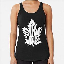 Toronto Maple Leafs White Racerback Tank Top