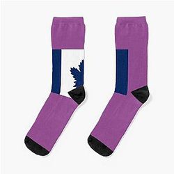 Toronto Maple Leafs Canada Flag Socks