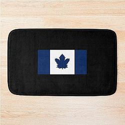Toronto Maple Leafs Canada Flag Classic T-Shirt Bathroom Mat