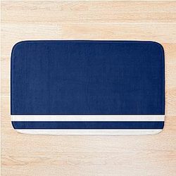 Toronto Maple Leafs Retro Stripes Bath Mat
