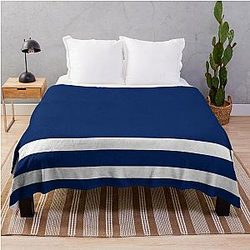 Toronto Maple Leafs Retro Stripes Throw Blanket