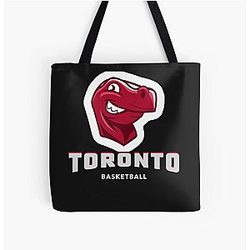 Toronto Raptors Basketball Tote Bag