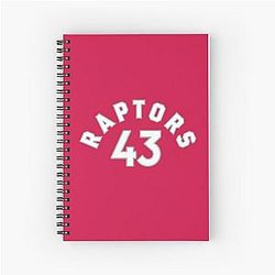 Pascal Siakam Toronto Raptors Jersey Notebook