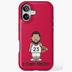 Fred Van Vleet aka Steady Freddy from the Toronto Raptors iPhone Case