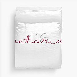 416 Toronto Raptors Duvet Cover