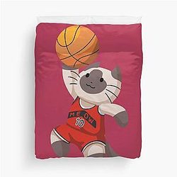 Toronto Raptors Cat Cute NBA Basketball Duvet Cover