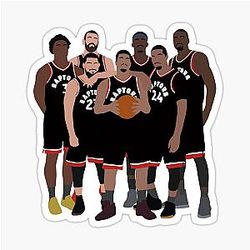 Toronto Raptors Squad Sticker