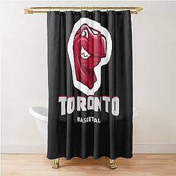 Toronto Raptors Basketball Shower Curtain
