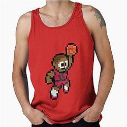 Toronto Raptors 8-bit Basketball Tank Top