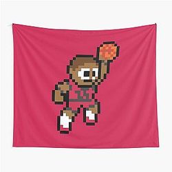 Toronto Raptors 8-bit Basketball Tapestry