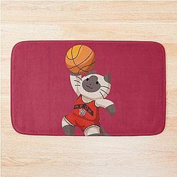 Toronto Raptors Cat Cute NBA Basketball Mat