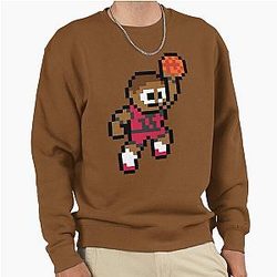 Toronto Raptors 8-bit Basketball Pullover Sweatshirt