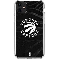 Skinit Clear Phone Case Compatible with iPhone 11 Officially Licensed NBA Toronto Raptors Animal Print Design