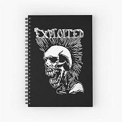 1998 The Exploited Total Chaos Hardcore Spiral Notebook