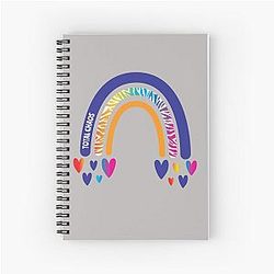 Total Awareness Rainbow Spiral Notebook
