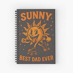 Best Dad Ever in Total Chaos Spiral Notebook