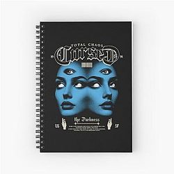 Cursed Total Chaos Gothic Surreal Art Design Notebook