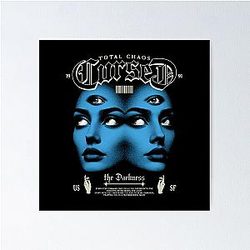 Cursed Total Chaos Gothic Surrealist Art Design Poster