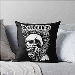 1998 The Exploited Hardcore Throw Pillow